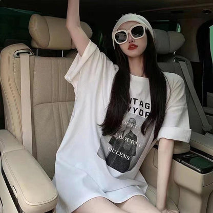 レトロ プリント オシャレ度満点 Tシャツ カットソー＜U-3309＞