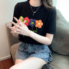 個性的なデザイン プリント 一目惚れ Tシャツ カットソー＜U-3273＞