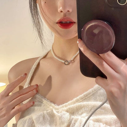清純甘くて女子力UP スタイリッシュ 一目惚れ ネックレス アクセサリー＜isf-3228＞