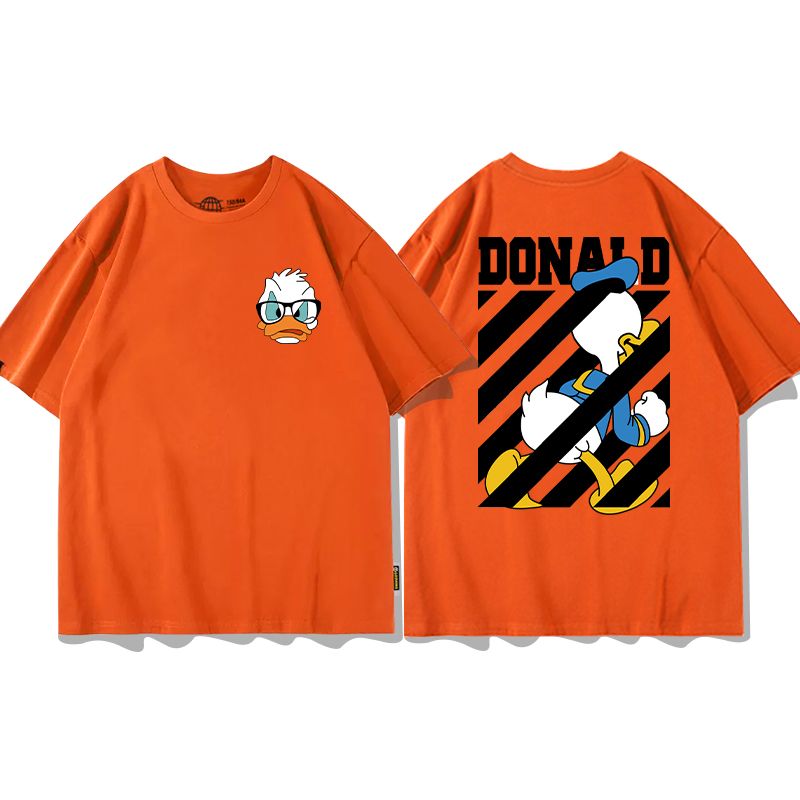 男女兼用 プリント 半袖 Tシャツ U-13187