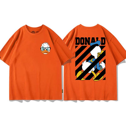 男女兼用 プリント 半袖 Tシャツ U-13187