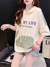 好感度UP 早い者勝ち 絶対流行 カジュアル 2色選択 Tシャツ<U-11678>