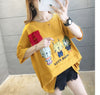 絶対欲しい ダメージ加工 個性派 ゆったり 半袖Tシャツ 全3色 ＜U-4949＞