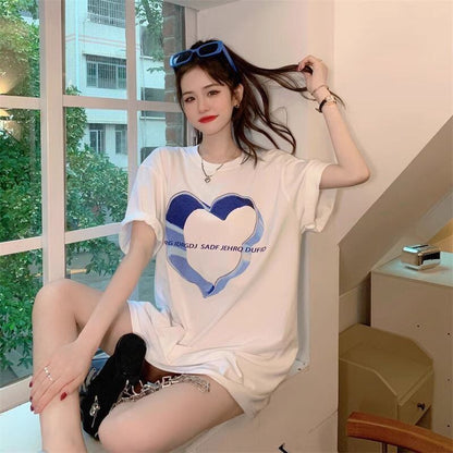 売り切れ必至 カジュアル 上質 ファッション プリント 半袖Tシャツ＜U-8586＞