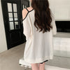 超人気商品 オフショルダー ファッション Tシャツ ＜U-8667＞