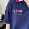 オシャレ度満点 切り替え カジュアル プリント Tシャツ カットソー＜U-3593＞