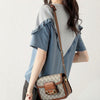 【半額！期間限定！！】 ファッション 定番シンプル 上質 シフォン 半袖<U-6595>