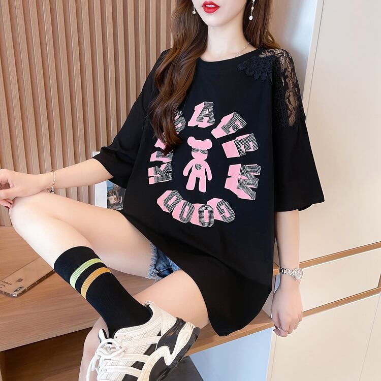 【半額！期間限定！！】美人度アップ スウィート ファッション 半袖シャツ<U-6632>