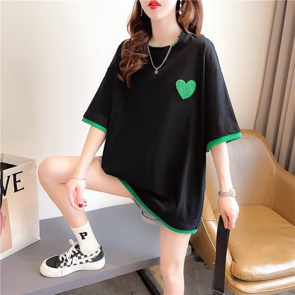 ファッション 3色選択可 シンプル 切り替え Tシャツ カットソー＜U-3070＞