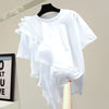 好感度100％ 早い者勝ち 絶対流行 カジュアル 2色選択 Tシャツ<U-11896>