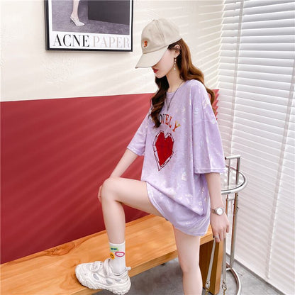 話題沸騰中 ファッション 個性派 プリント 全3色 半袖Tシャツ<U-8508>