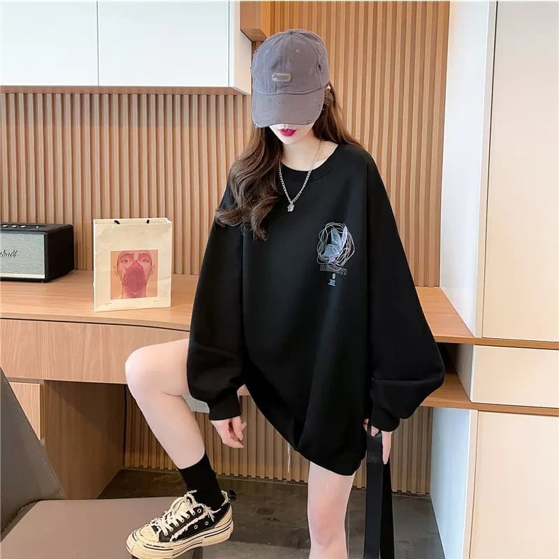 着心地抜群 プリント 女性力を高める スウェット パーカー＜U-3777＞