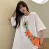 好感度満載 プリント 美感いっぱい Tシャツ カットソー＜U-3313＞