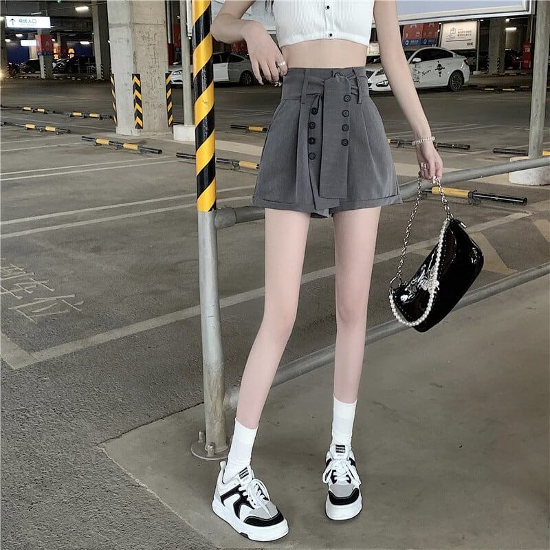 美感いっぱい ハイウエスト 着心地抜群 パンツ ボトムス＜U-3360＞