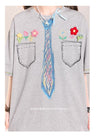 定番シンプル 絶対流行 今季マストバイ 早い者勝ち カジュアル 2色選択 Tシャツ<U-11664>