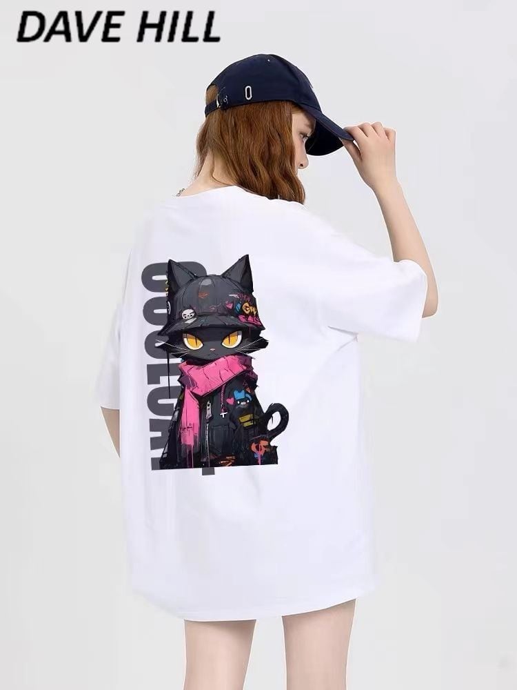 絶対欲しい 絶対流行 キュート 早い者勝ち カジュアル 2色選択 Tシャツ<U-11137>