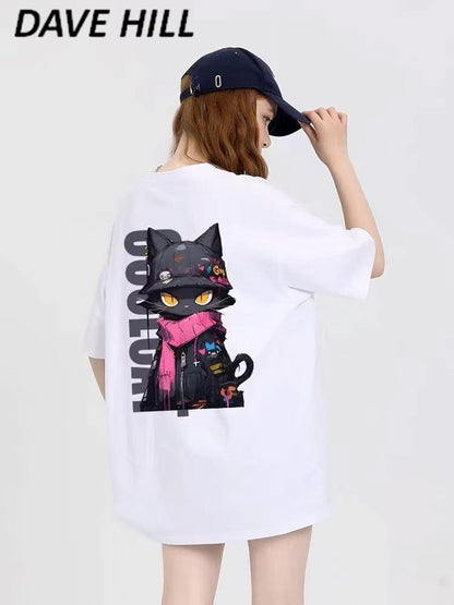 絶対欲しい 絶対流行 キュート 早い者勝ち カジュアル 2色選択 Tシャツ<U-11137>