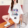 売り切れ必至 ルーズ カジュアル プリント 6種選択可 半袖Tシャツ<U-8873>
