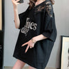 ゆったり感アップ プリント ファッション Tシャツ カットソー＜U-3306＞