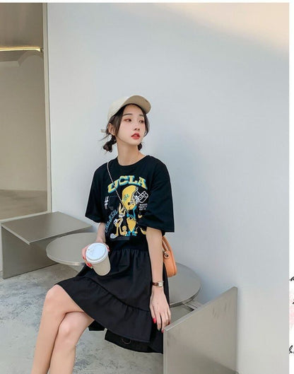 早い者勝ち 好感度UP 海外トレンド カジュアル 全3色 半袖 Tシャツ ＜U-11406＞