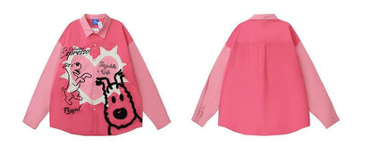 ベストセラーアイテム！ファッション感満々 切り替え アバンギャルド 2色選択 Tシャツ ＜U-9506＞
