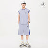売り切れ必至 ファッション 超人気 男女兼用 ノースリーブＴシャツⅹパンツセット全5色<U-8754>