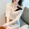 美人度アップ 3色選択可 チャーミング Tシャツ カットソー＜U-3267＞