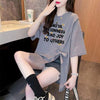 売れ筋 早い者勝ち 絶対流行 カジュアル 2色選択 Tシャツ<U-11608>