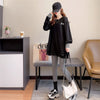 スタイリッシュ 切り替え 一目惚れ プリント Tシャツ カットソー＜U-3675＞