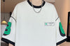 早い者勝ち カジュアル ファッション 切り替え 全3色 半袖Ｔシャツⅹパンツセット<U-8950>