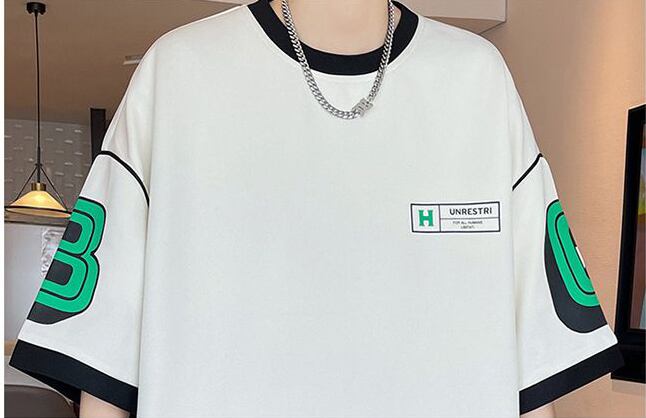 早い者勝ち カジュアル ファッション 切り替え 全3色 半袖Ｔシャツⅹパンツセット<U-8950>