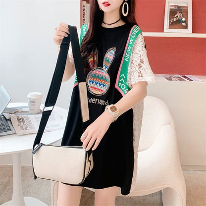 スタイリッシュ プリント 一目惚れ Tシャツ カットソー＜U-3265＞