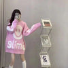 大人可愛いスマイルマークセーター全4色<U-4354>