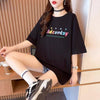 絶対可愛い &落書きTシャツ アルファベット ゆったり 3色＜U-2831＞
