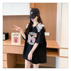 話題沸騰中 プリント ロゴ ゆったり 3色半袖Tシャツ＜U-8316＞