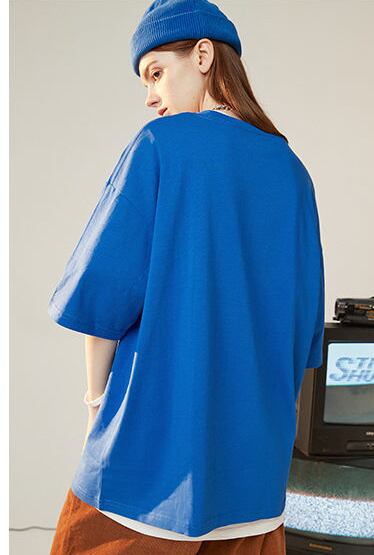 絶対欲しい デザイン性抜群 売り切れ必至 ファッション プリント 4色選択 半袖Tシャツ＜U-9293＞