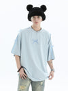 話題沸騰中 着回し力抜群 人気上昇中 カジュアル 全4色 カップル 半袖Tシャツ<U-9164>