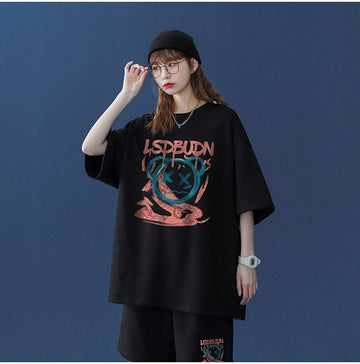 早い者勝ち  半袖Ｔシャツⅹパンツセット全4色 男女兼用<U-6554>