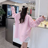 売り切れ必至 韓国風ファッション 上質 アバンギャルド プリント デニム Tシャツ ＜U-9479＞