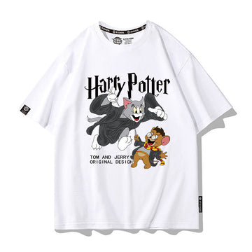 トレンドアイテム 男女兼用 プリント 半袖 Tシャツ F-13520