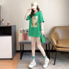 着心地良い Tシャツ ビジュー 四色 ゆったり半袖＜U-2994＞