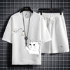 男女兼用 上質 カジュアル Tシャツ & ショーツ セットアップ U-80040