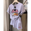 カジュアル 半袖 全４色 Tシャツ ショートパンツ セットアップ ＜U-11598＞