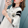 スタイリッシュ プリント 一目惚れ Tシャツ カットソー ワンピース＜U-3605＞