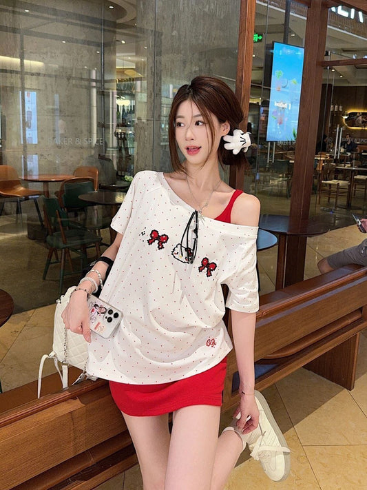 売れ筋 早い者勝ち 絶対流行 カジュアル Tシャツ<U-11405>