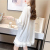 好感度満載 プリント 美感いっぱい Tシャツ カットソー ワンピース＜U-3428＞