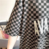ゆったり感アップ 切り替え オシャレ度満点 プリント Tシャツ カットソー＜U-3387＞