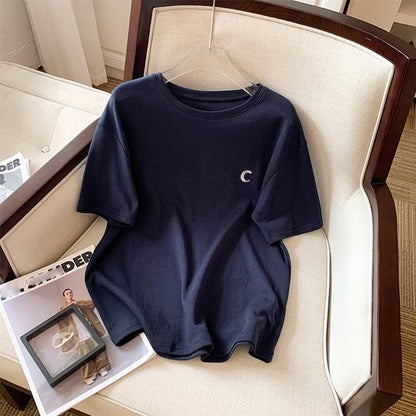 ファッション 切り替え 美人度アップ Tシャツ＋ショートパンツ セットアップ＜U-3527＞