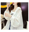 新商品 長袖 UVカット夏 薄手 透け感 日焼け止め ゆったり 全6色 シャツ ＜U-4993＞