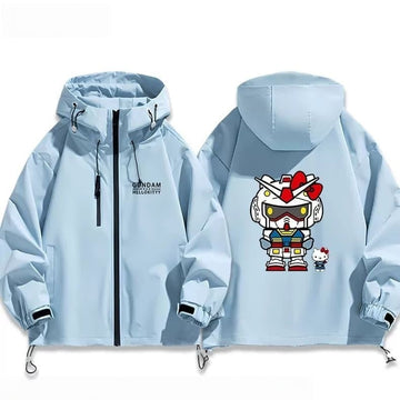 【春新作】 撥水加工 プリントロゴ 3色展開 男女兼用 マウンテンパーカーU-12622
